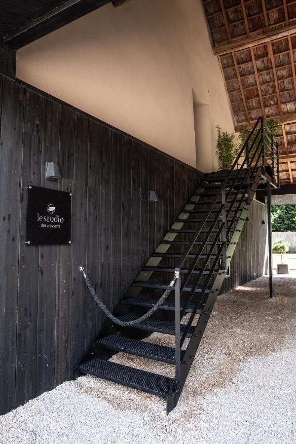 Le Studio Des Pres Verts Suite Design Avec Jacuzzi Privatif Jouey エクステリア 写真