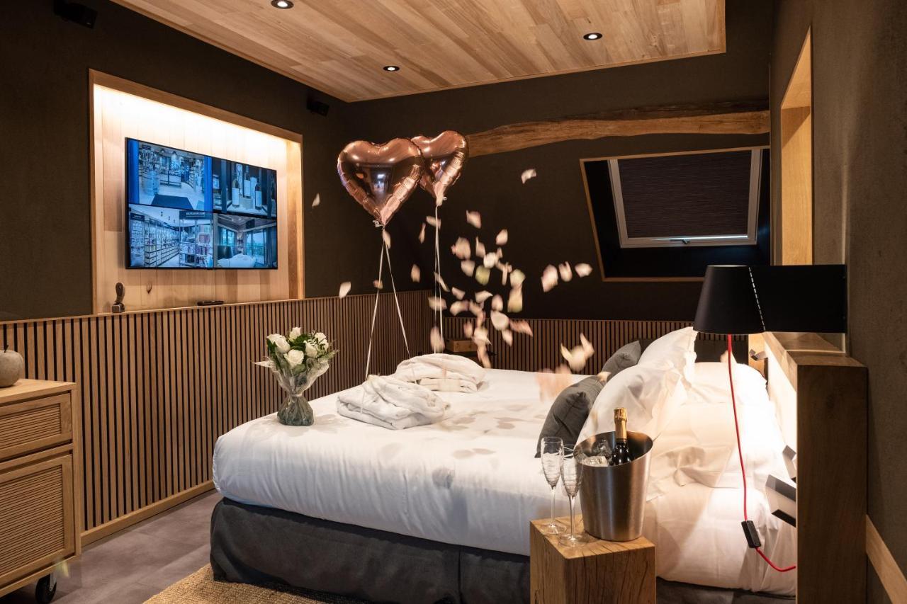 Le Studio Des Pres Verts Suite Design Avec Jacuzzi Privatif Jouey エクステリア 写真